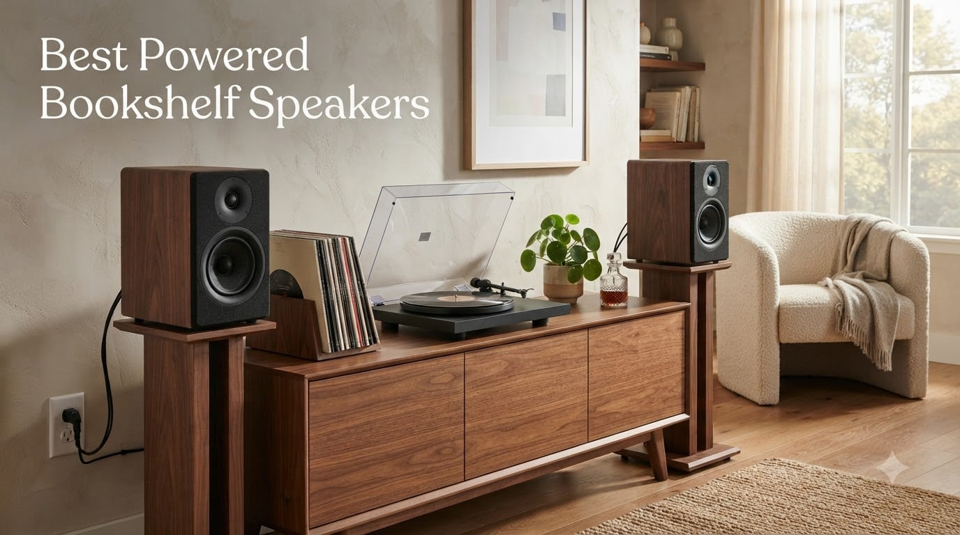 Best Powered Bookshelf Speakers