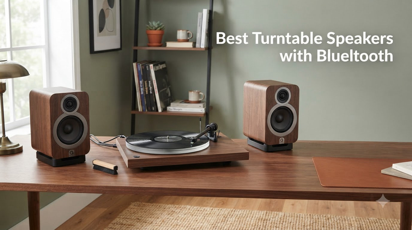 Best Turntable Speakers with Bluetooth