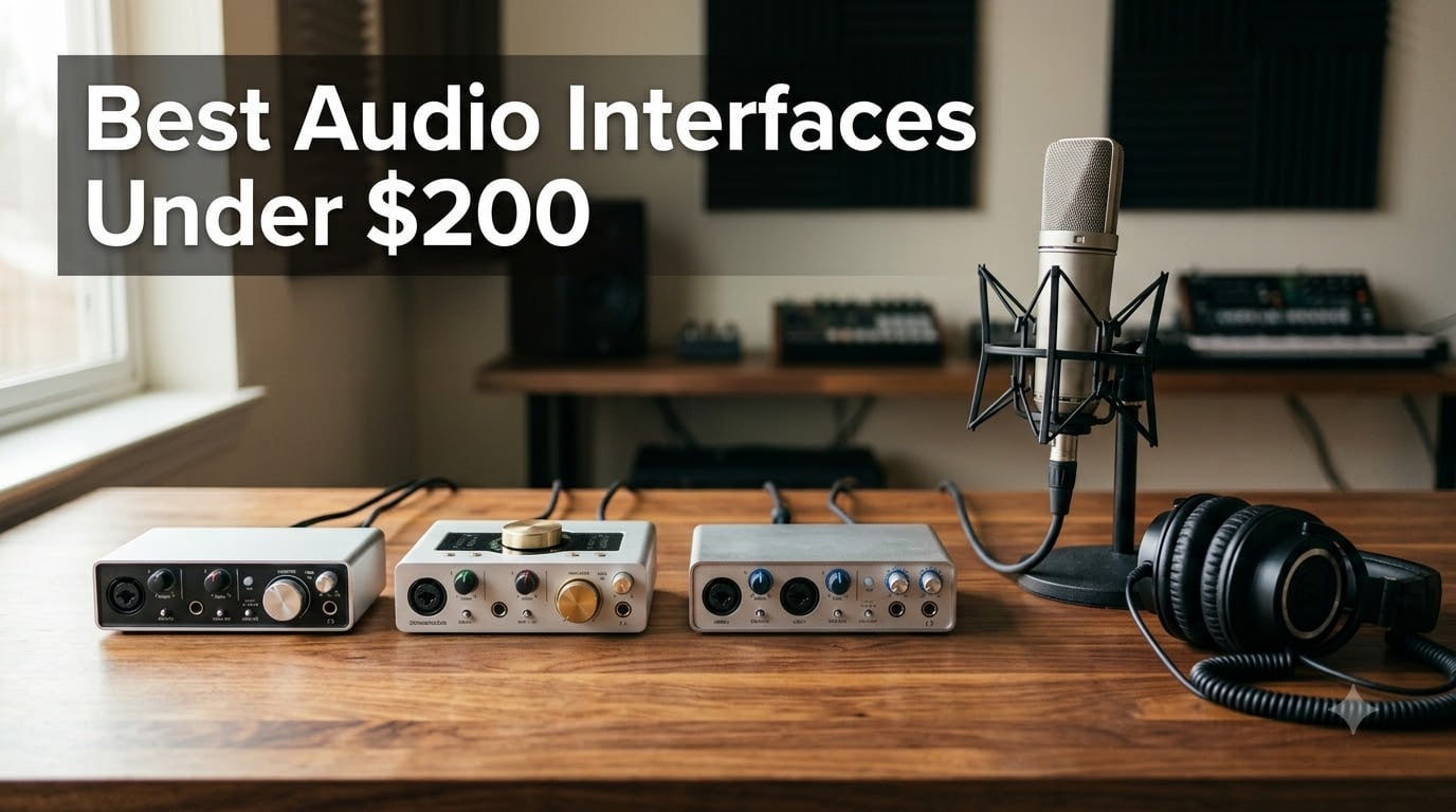 Best Audio Interfaces Under $200