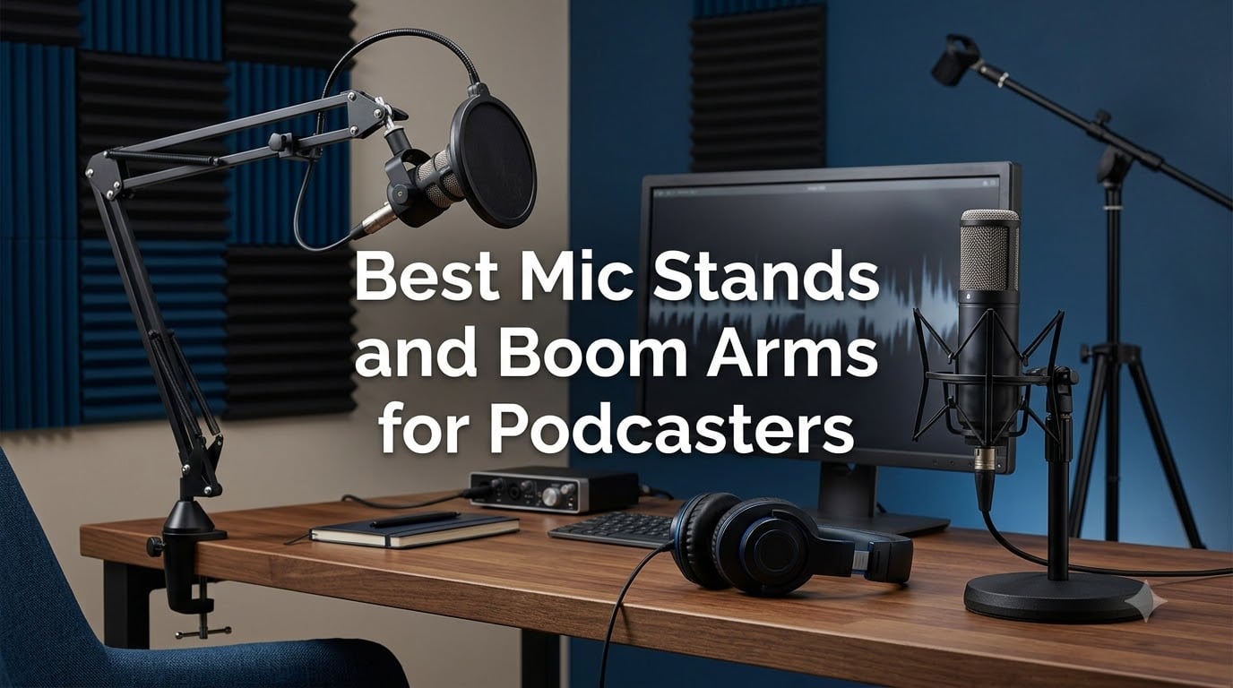 Best Mic Stands and Boom Arms for Podcasters