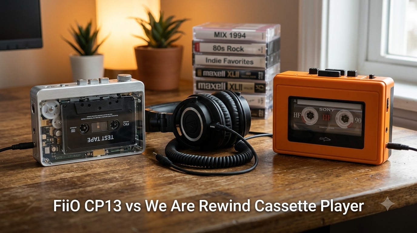 FiiO CP13 vs We Are Rewind Cassette Player