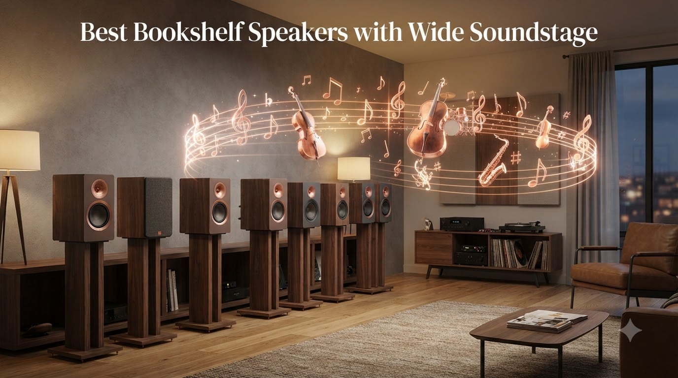 Best Bookshelf Speakers with Wide Soundstage