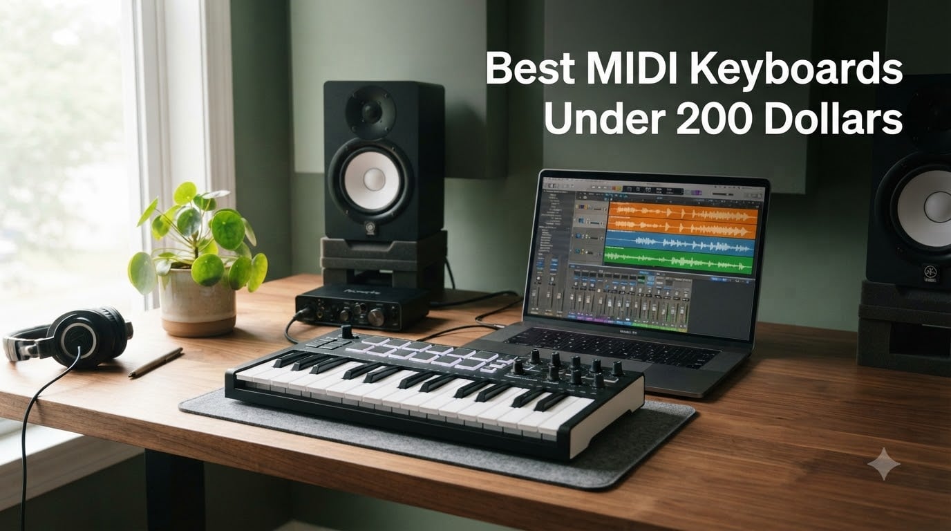 Best MIDI Keyboards Under 200 Dollars