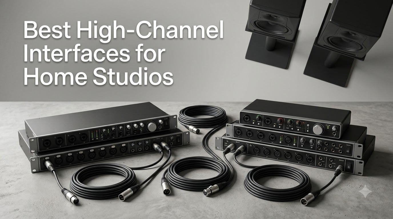 Best High-Channel Interfaces for Home Studios