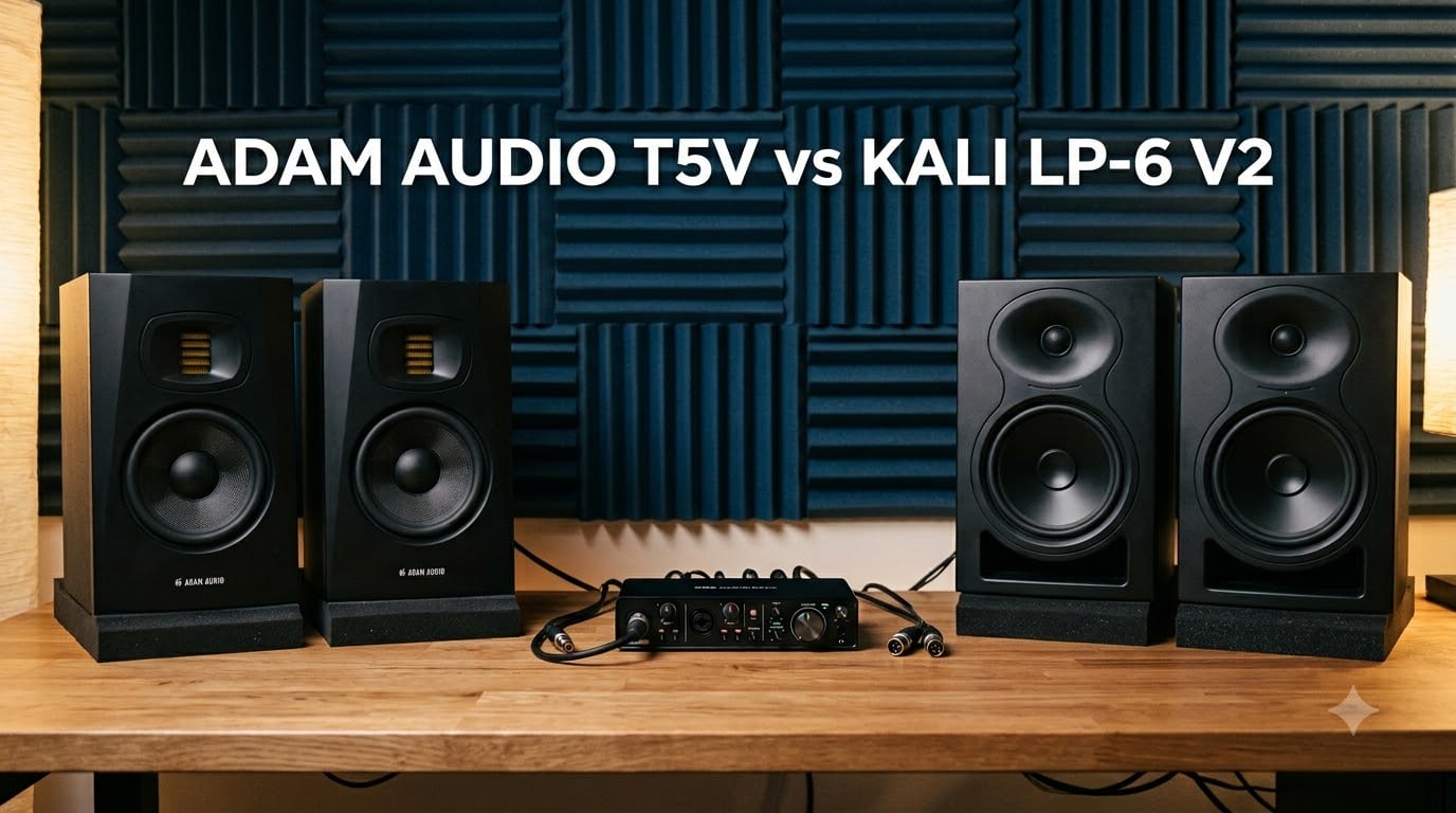 Adam Audio T5V vs Kali LP-6 V2