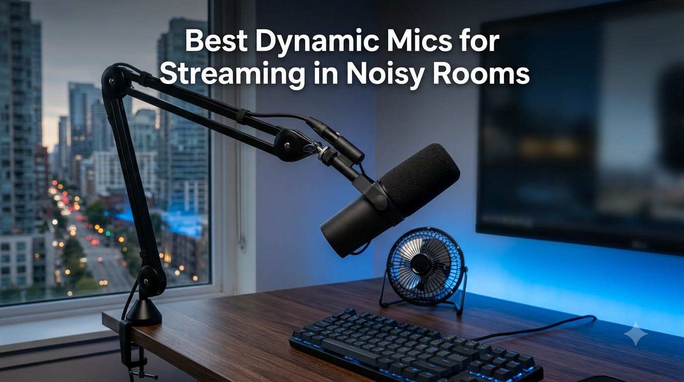Best Dynamic Mics for Streaming in Noisy Rooms