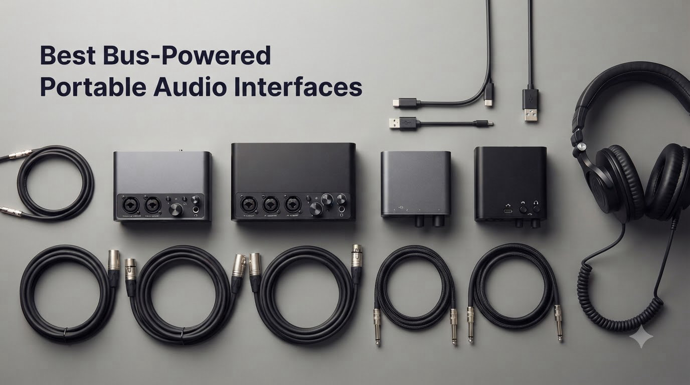 Best Bus-Powered Portable Audio Interfaces