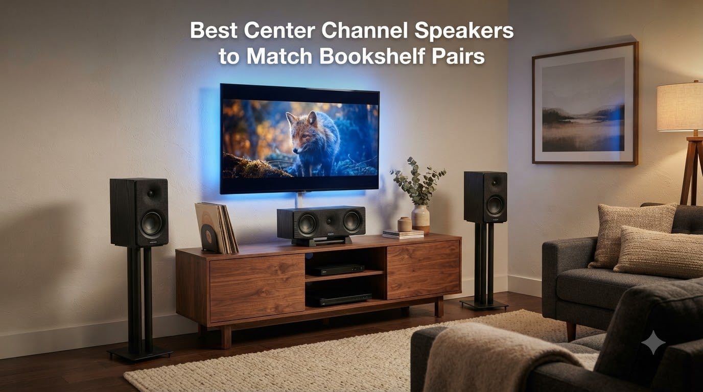Best Center Channel Speakers to Match Bookshelf Pairs