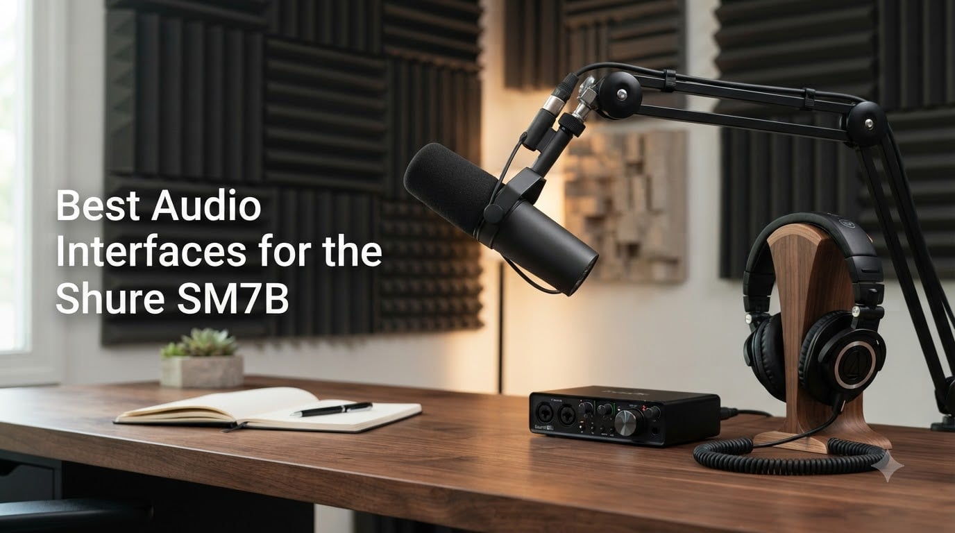 Best Audio Interfaces for the Shure SM7B