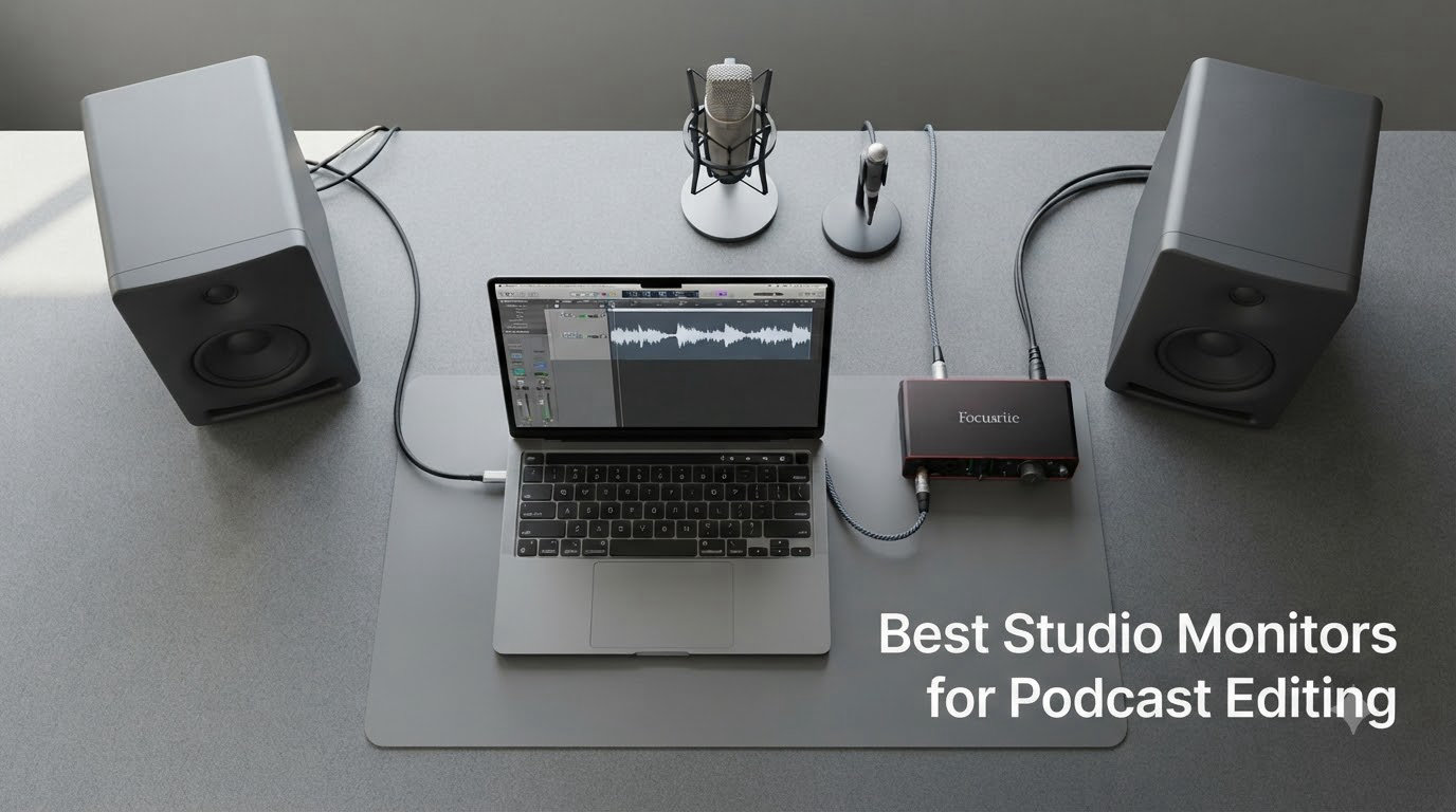 Best Studio Monitors for Podcast Editing