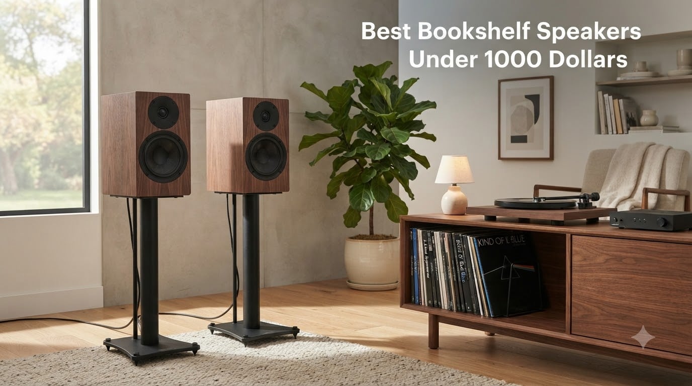 Best Bookshelf Speakers Under 1000 Dollars