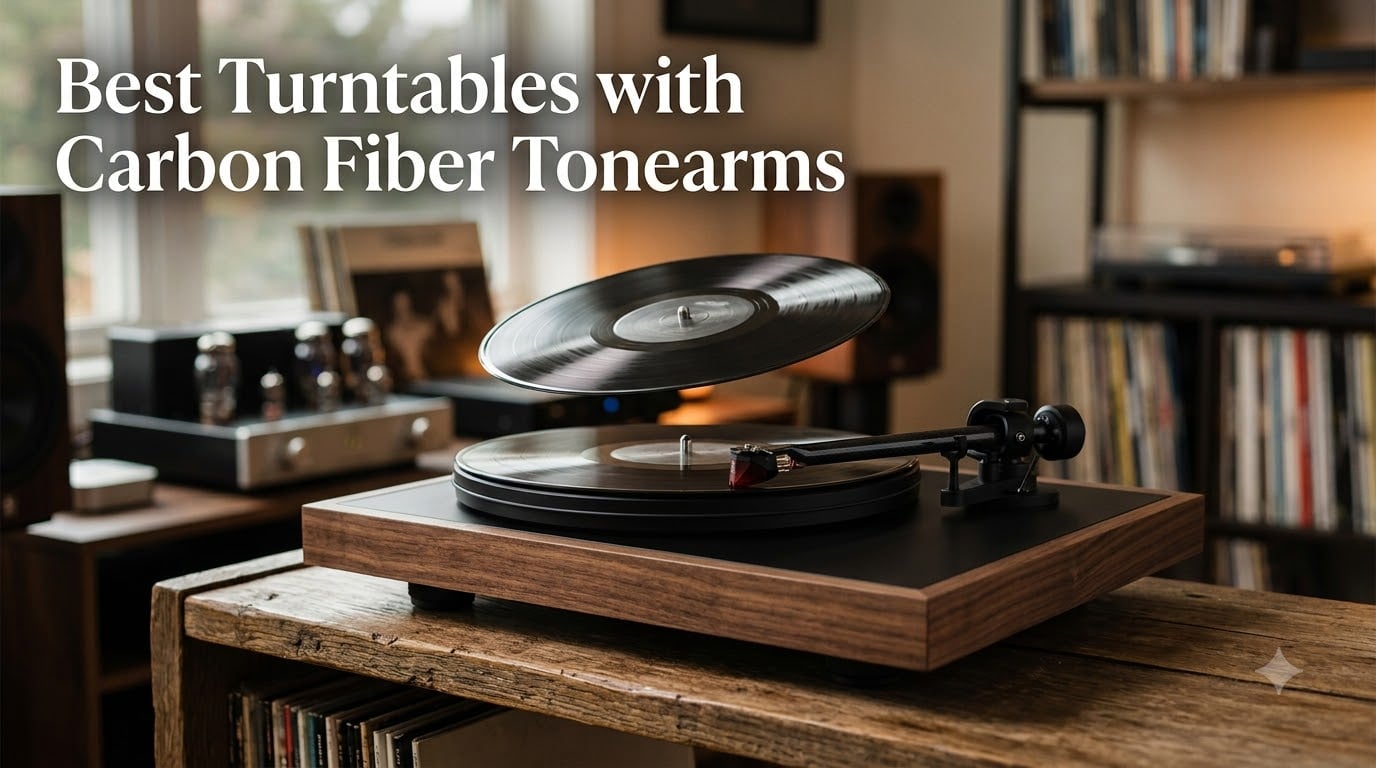 Best Turntables with Carbon Fiber Tonearms