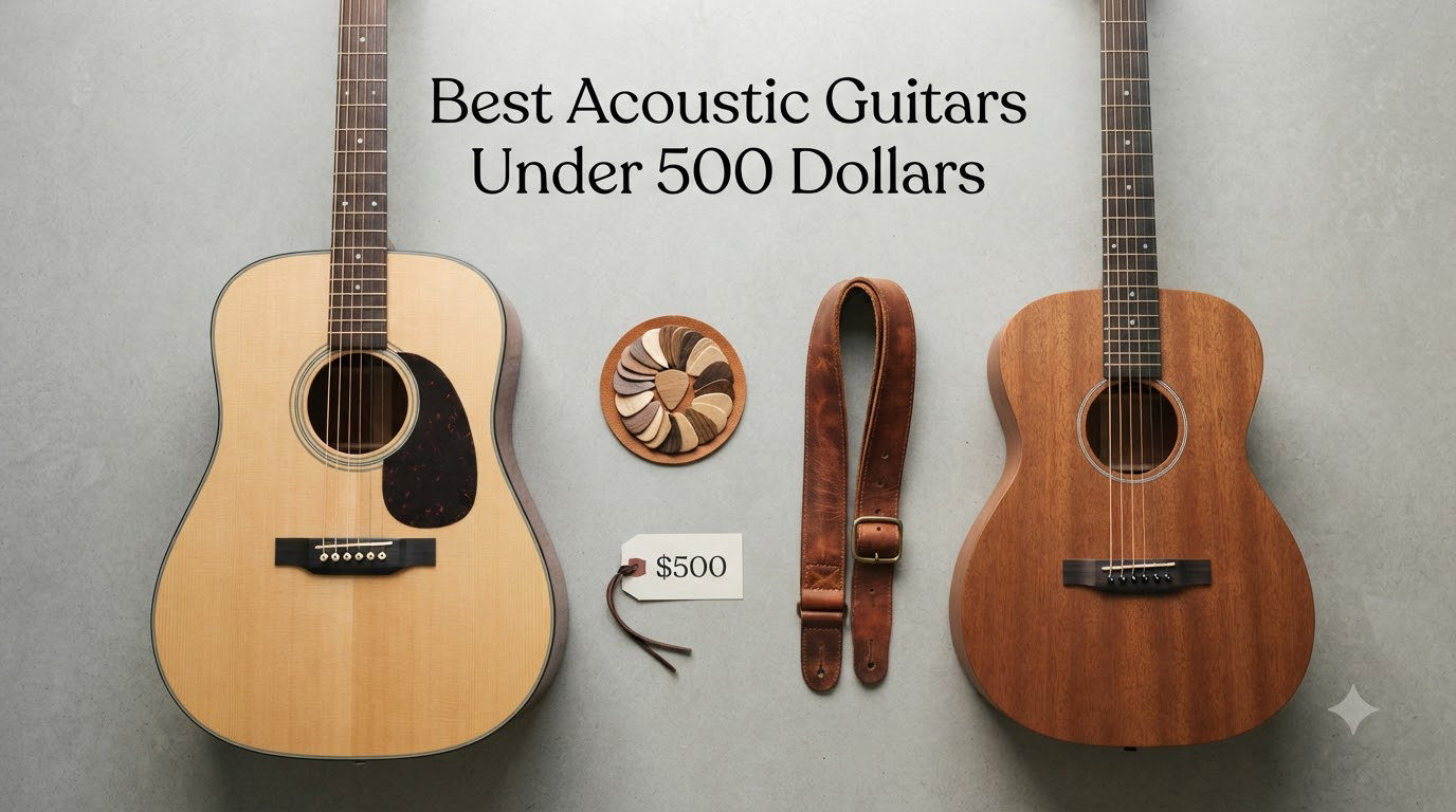 Best Acoustic Guitars Under 500 Dollars