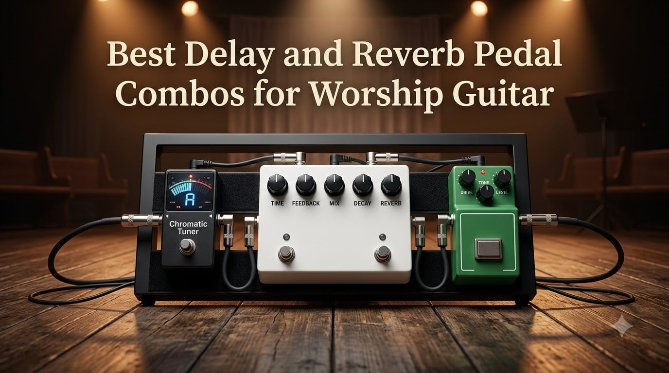 Best Delay and Reverb Pedal Combos for Worship Guitar