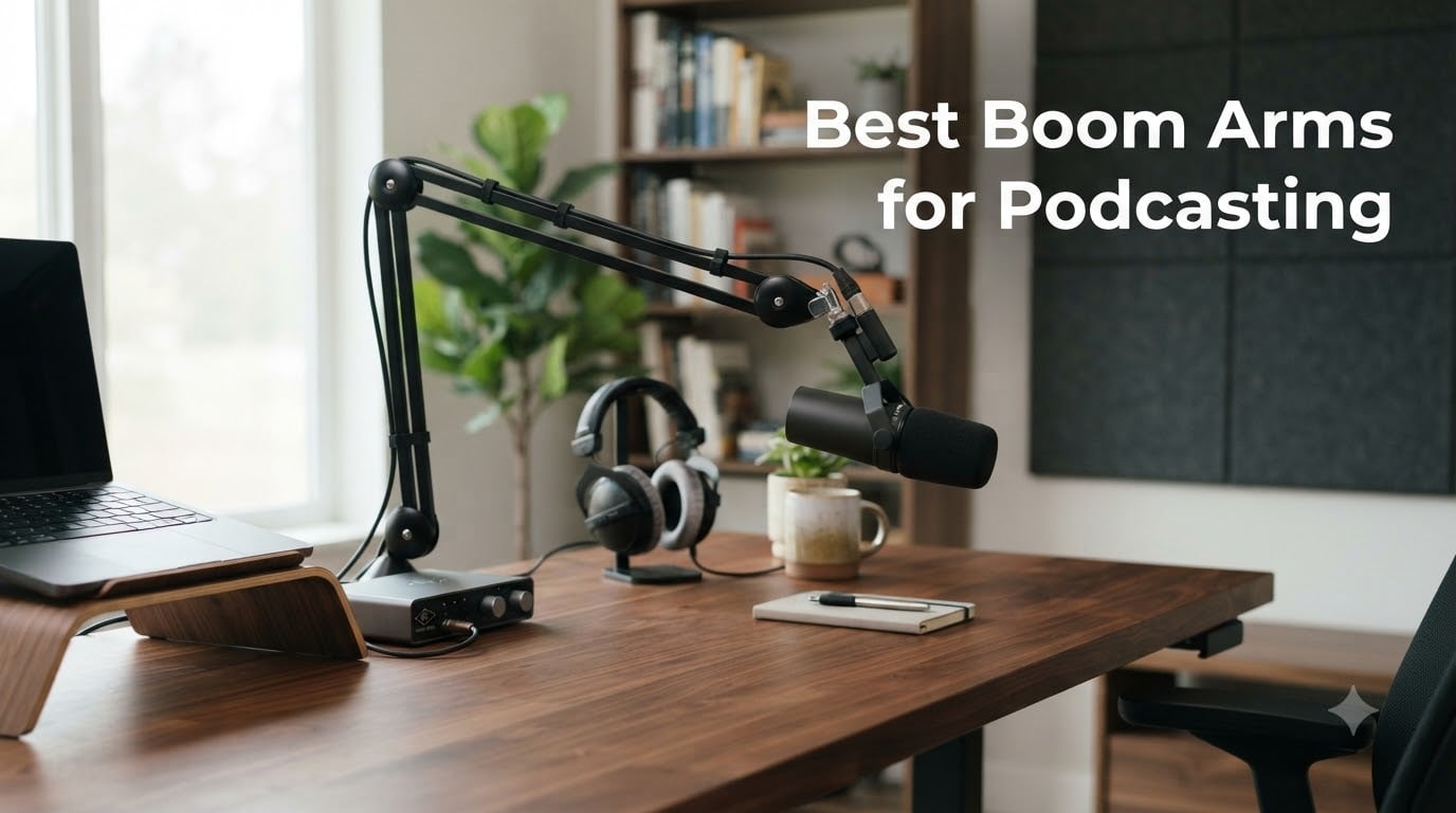 Best Boom Arms for Podcasting