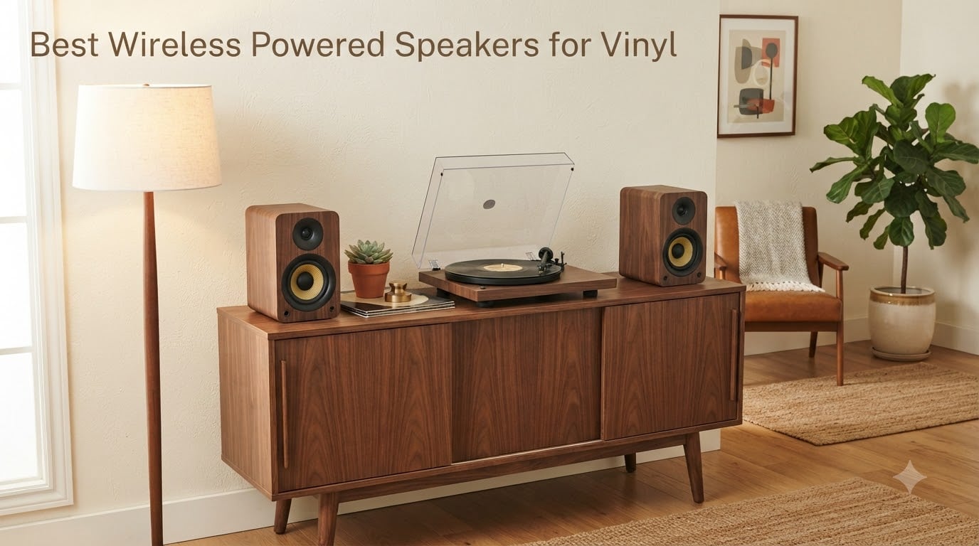 Best Wireless Powered Speakers for Vinyl