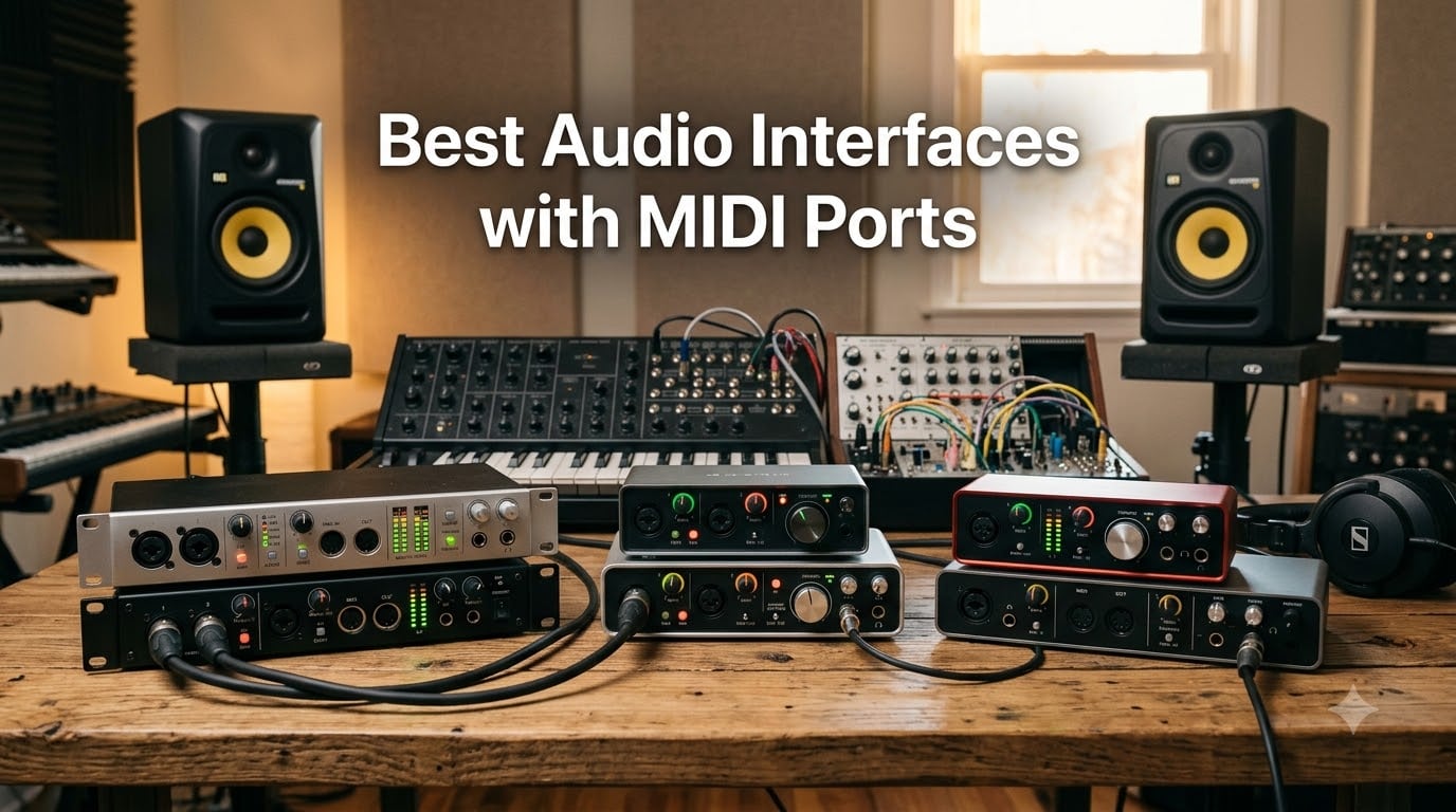 Best Audio Interfaces with MIDI Ports