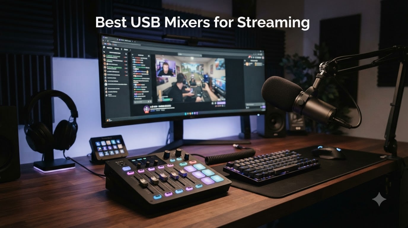 Best USB Mixers for Streaming