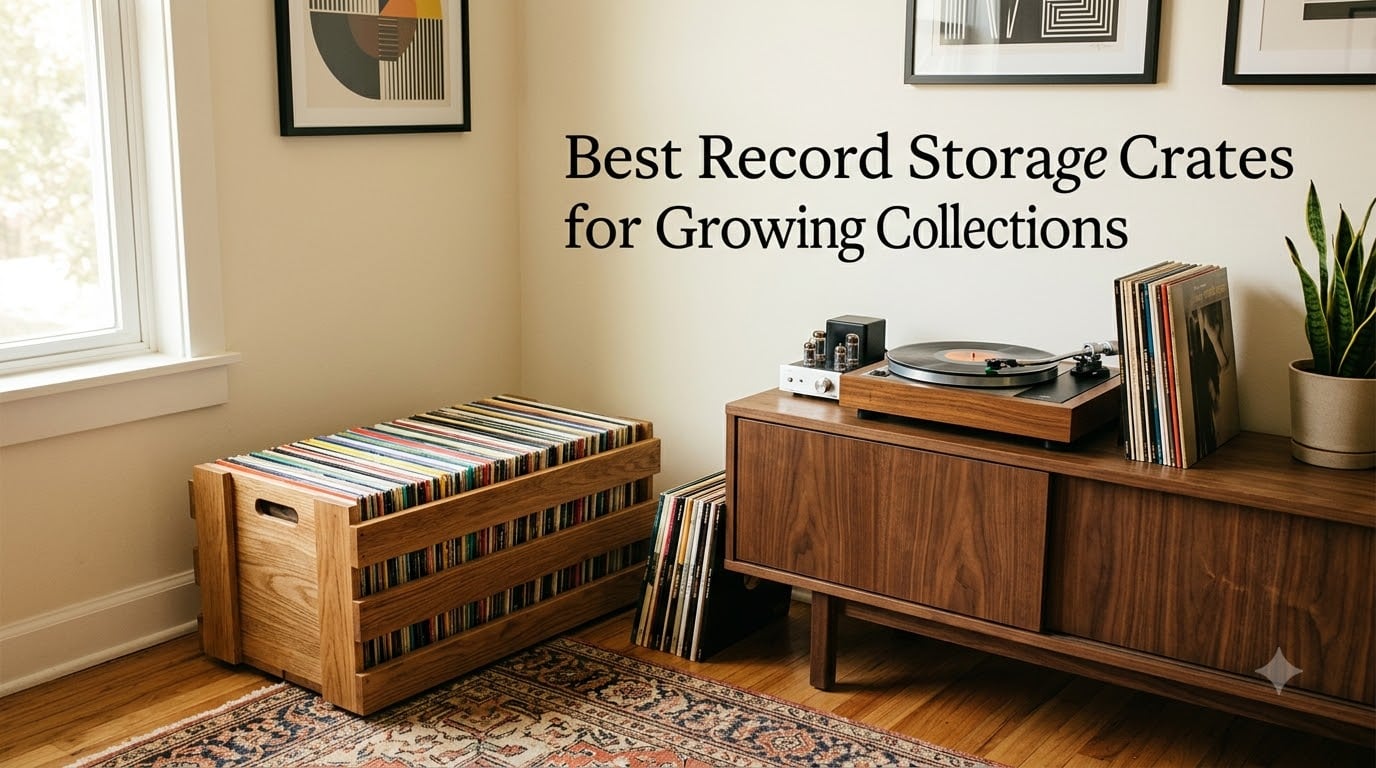 Best Record Storage Crates for Growing Collections