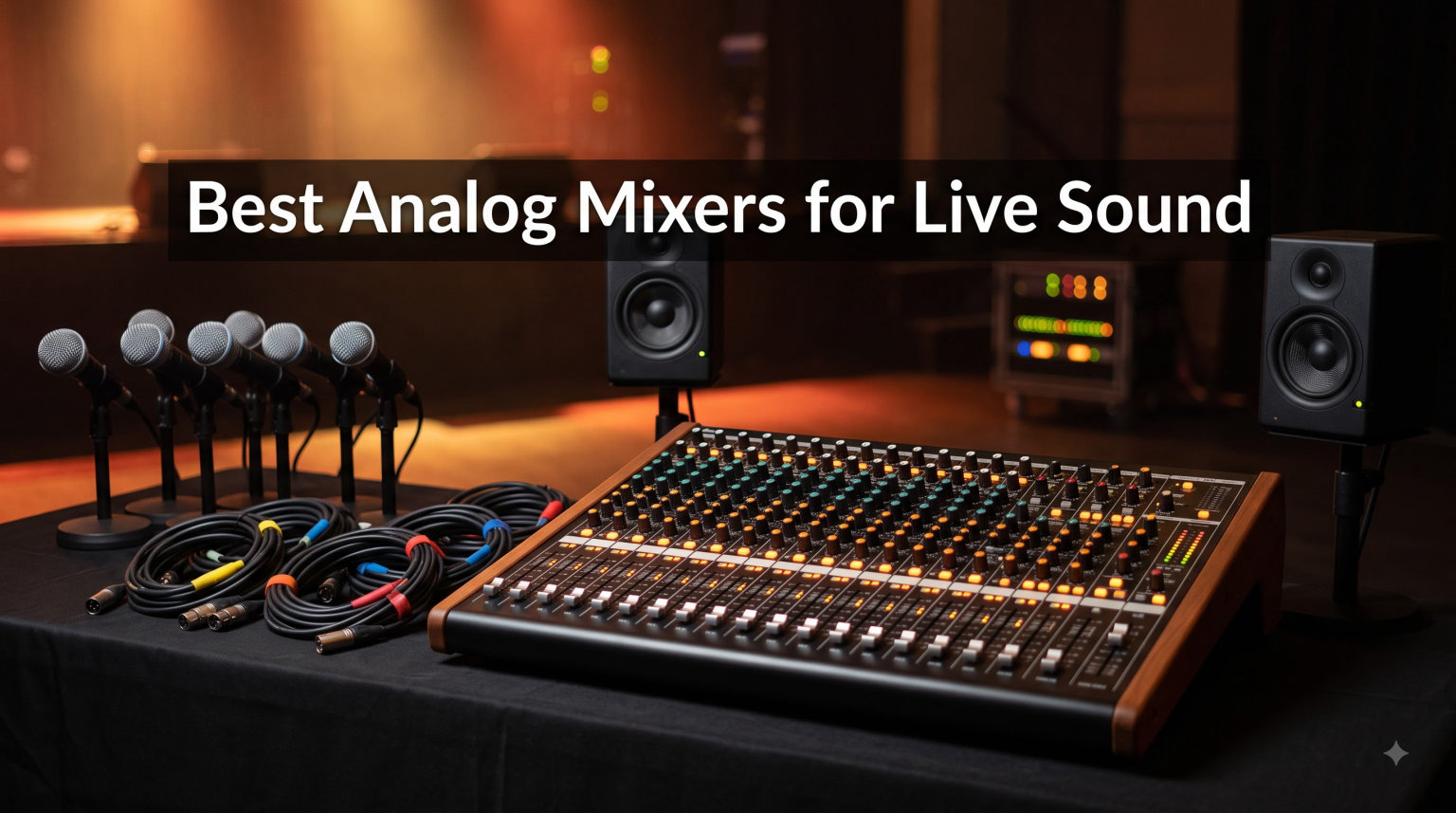 Best Analog Mixers for Live Sound