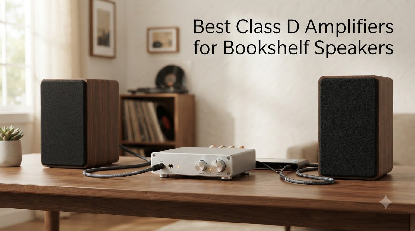Best Class D Amplifiers for Bookshelf Speakers