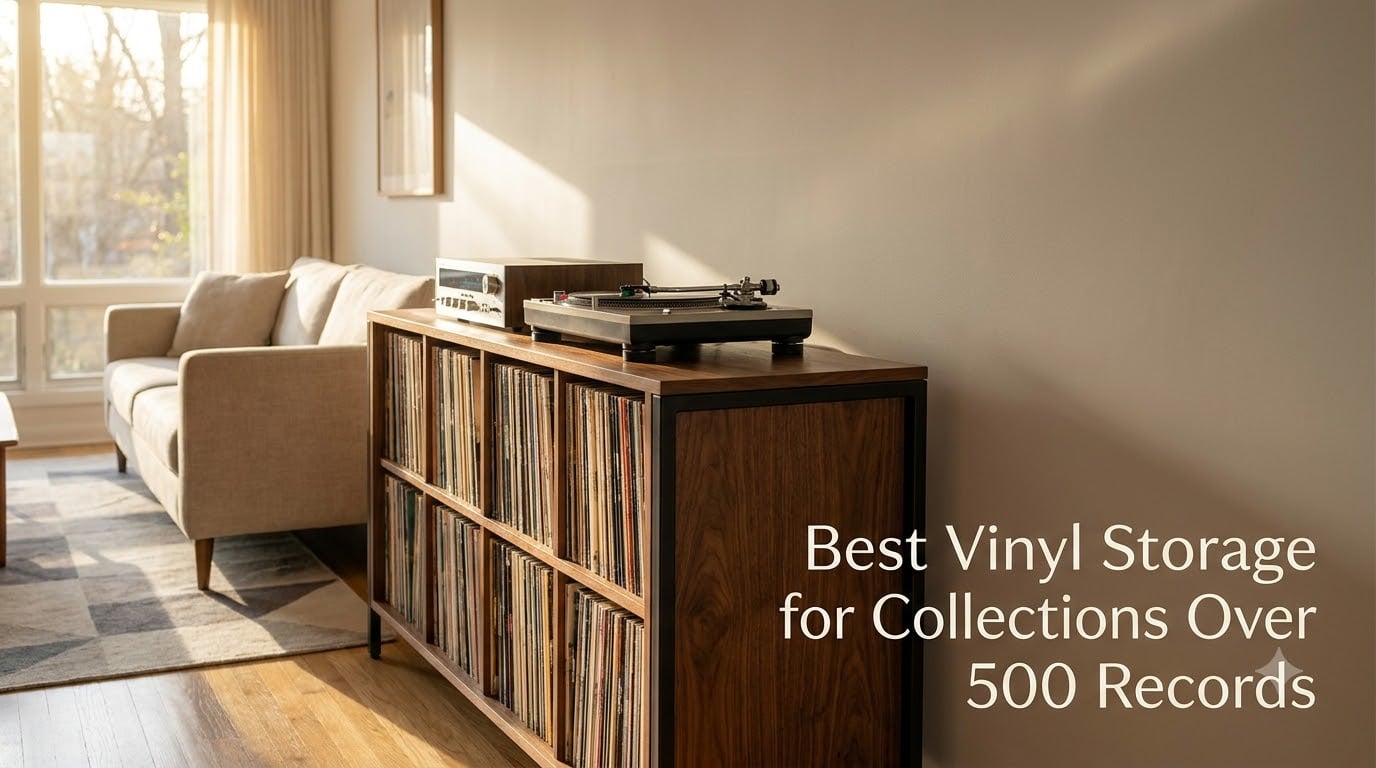 Best Vinyl Storage for Collections Over 500 Records