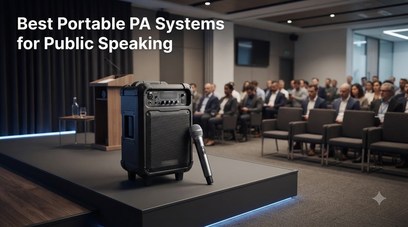 Best Portable PA Systems for Public Speaking