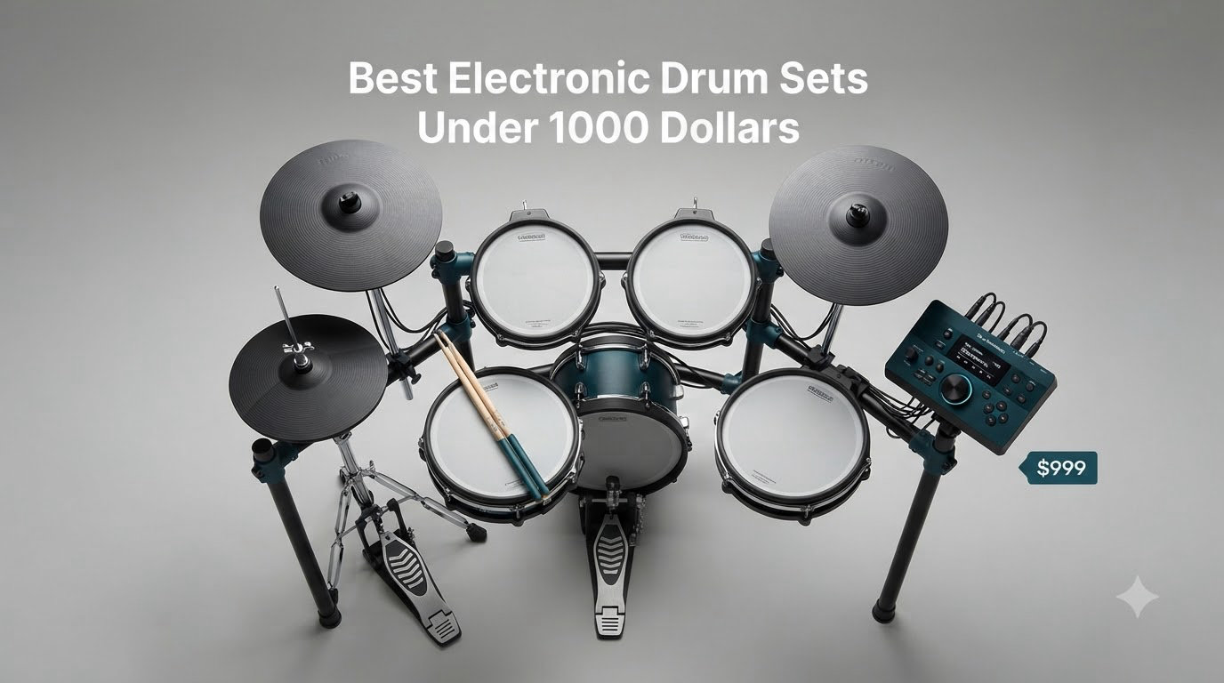 Best Electronic Drum Sets Under 1000 Dollars