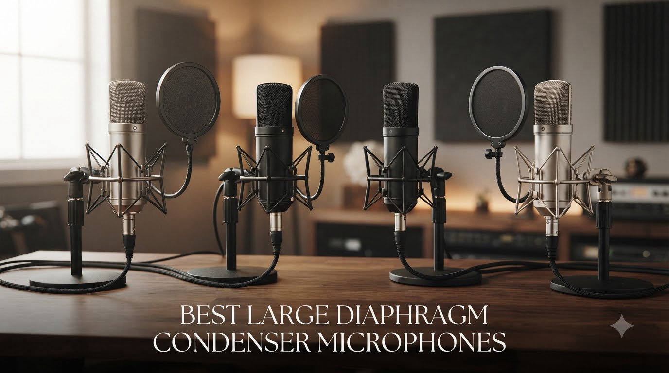 Best Large Diaphragm Condenser Microphones