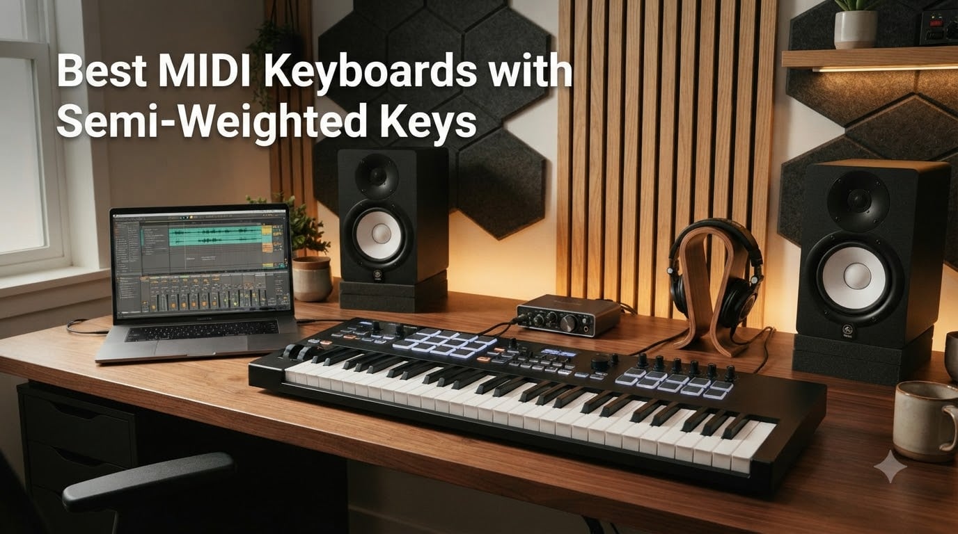 Best MIDI Keyboards with Semi-Weighted Keys