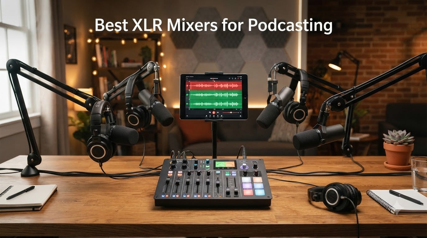 Best XLR Mixers for Podcasting