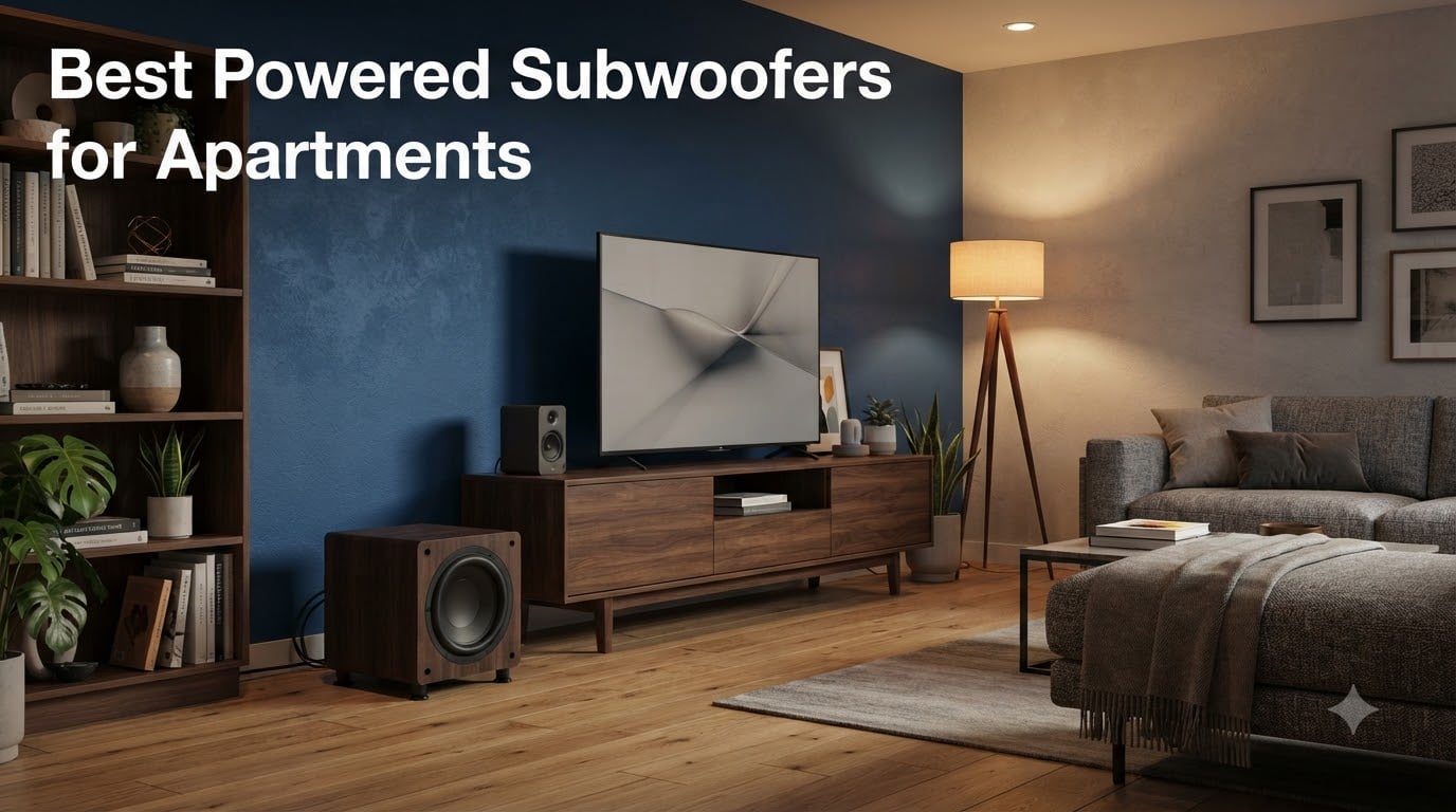 Best Powered Subwoofers for Apartments