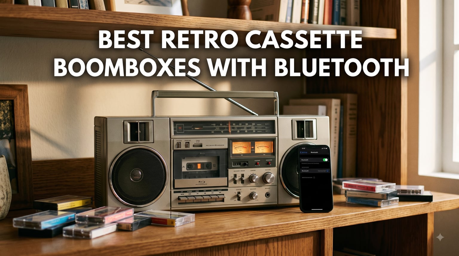 Best Retro Cassette Boomboxes with Bluetooth