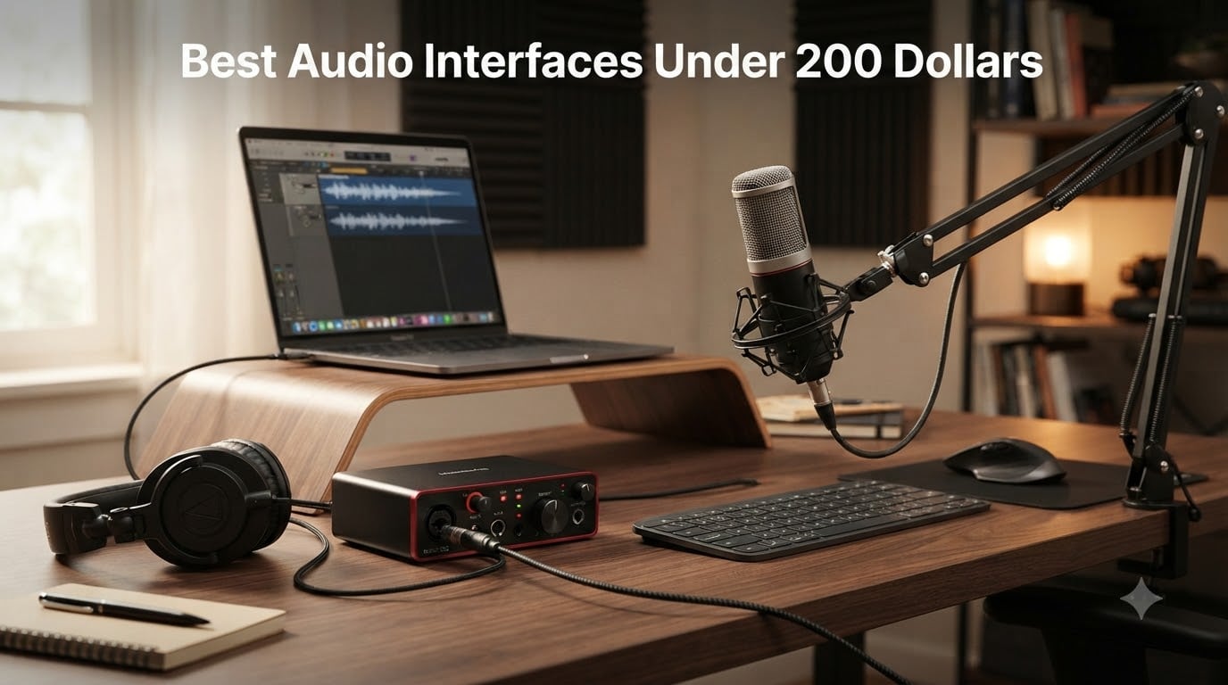 Best Audio Interfaces Under 200 Dollars