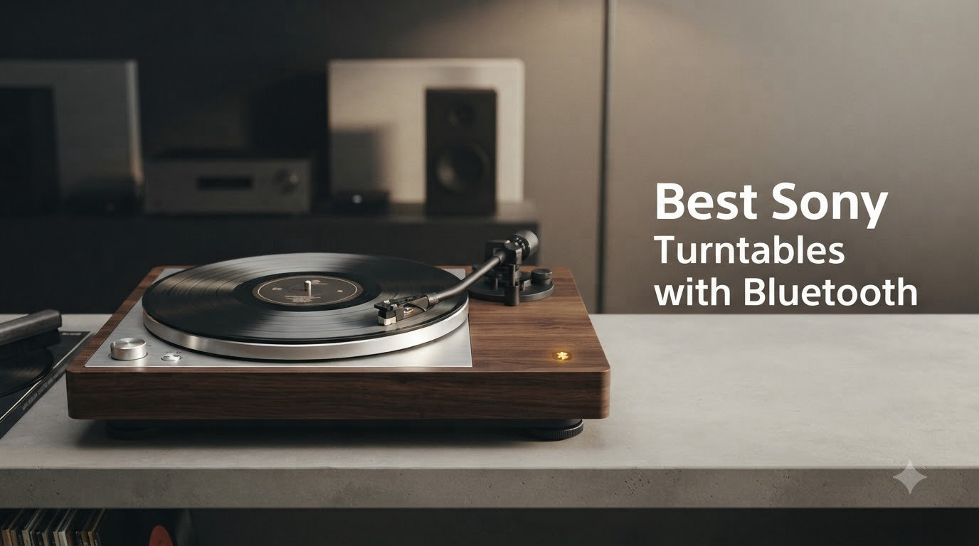 Best Sony Turntables with Bluetooth