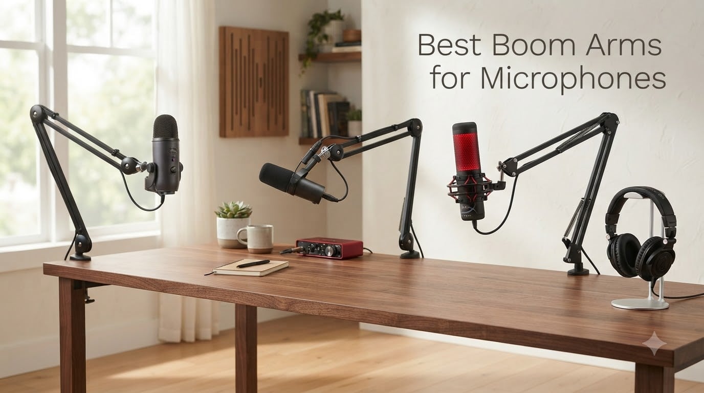 Best Boom Arms for Microphones