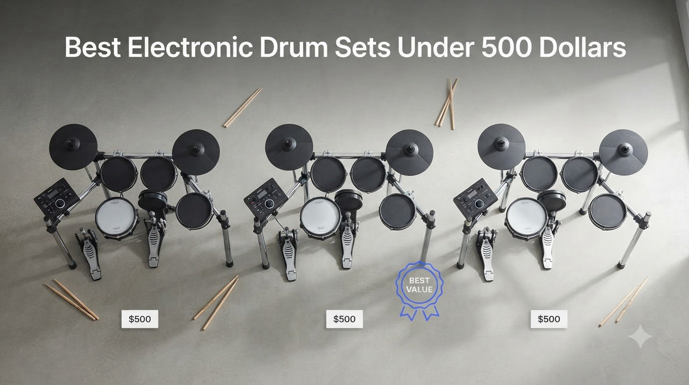 Best Electronic Drum Sets Under 500 Dollars