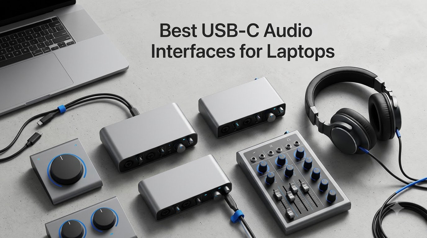 Best USB-C Audio Interfaces for Laptops