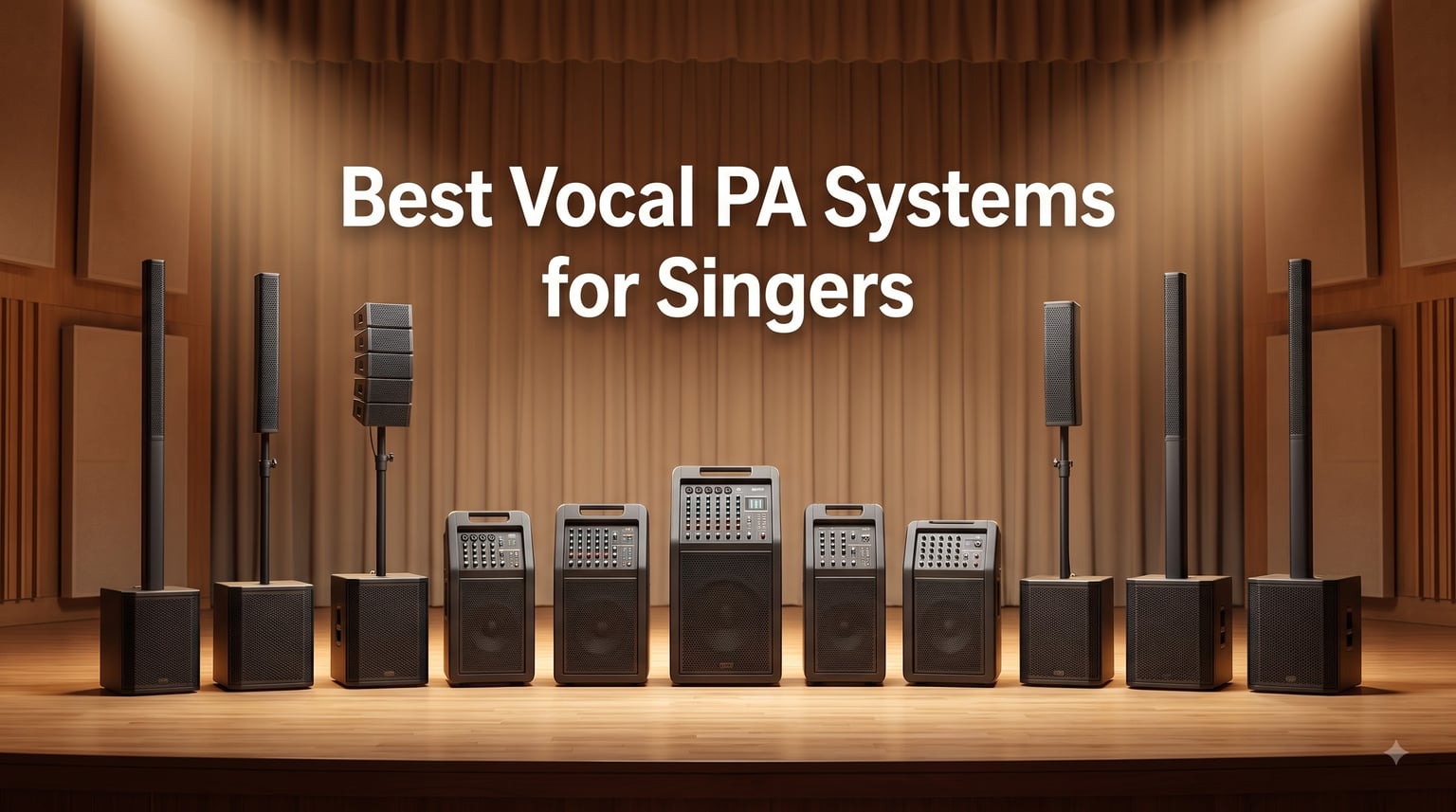 Best Vocal PA Systems for Singers