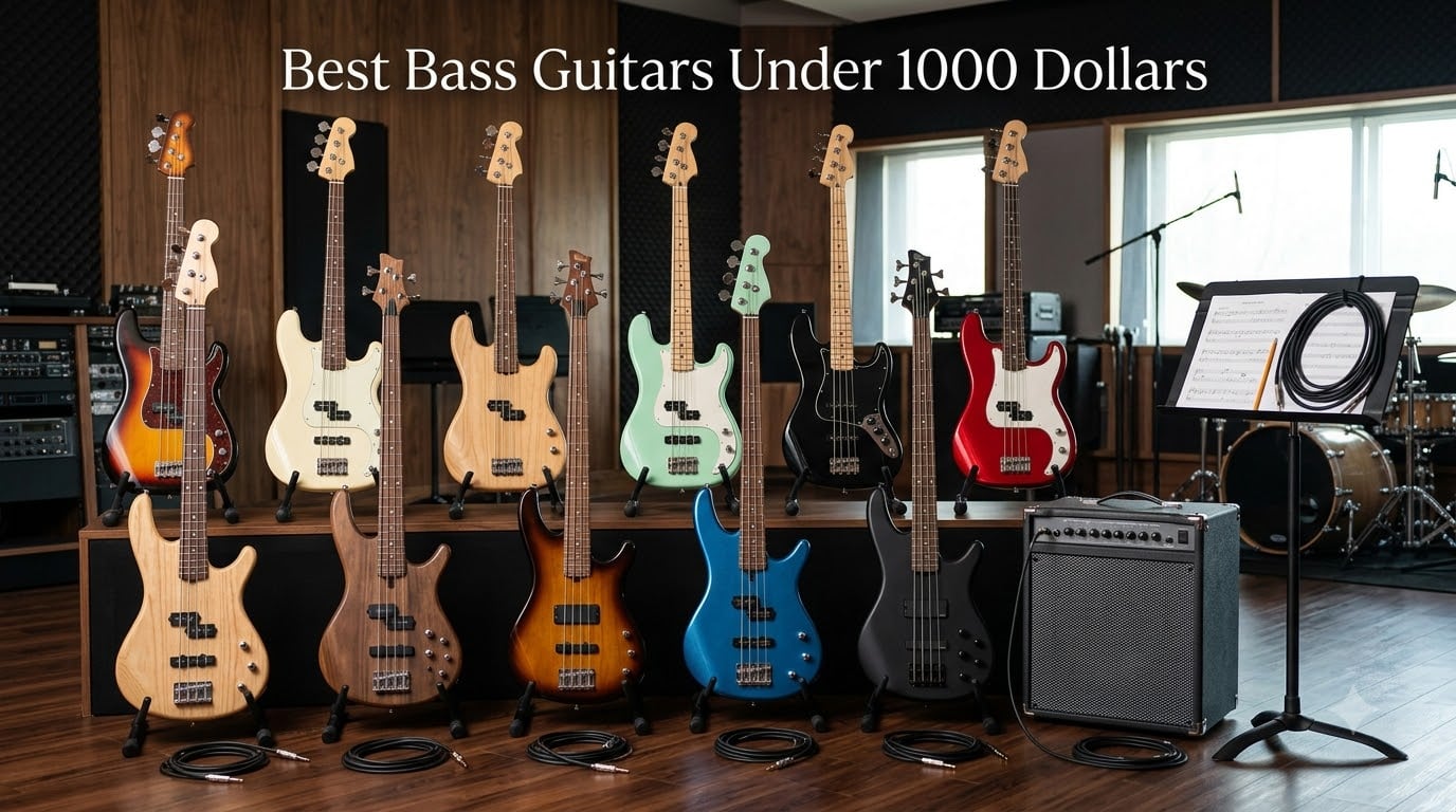 Best Bass Guitars Under 1000 Dollars