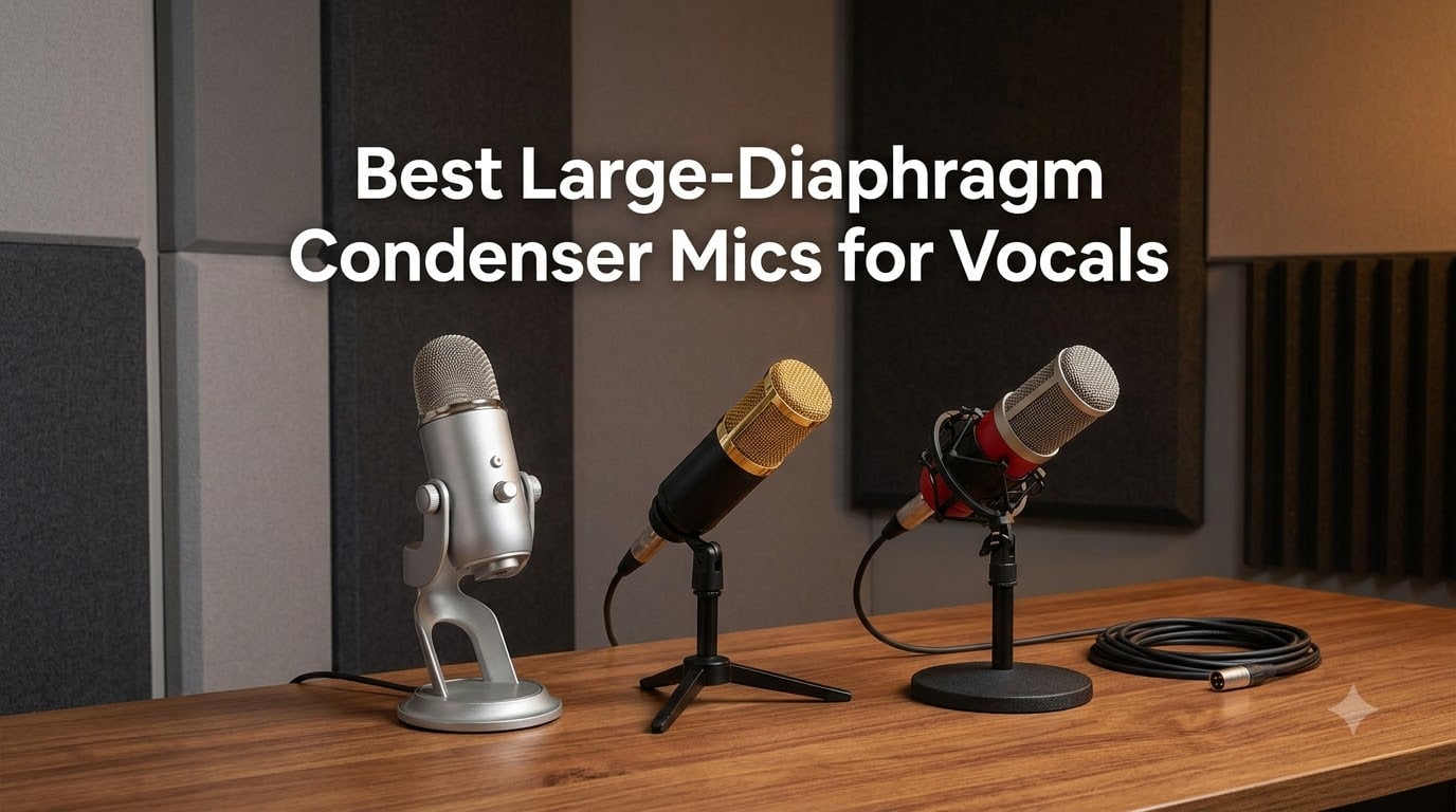Best Large-Diaphragm Condenser Mics for Vocals