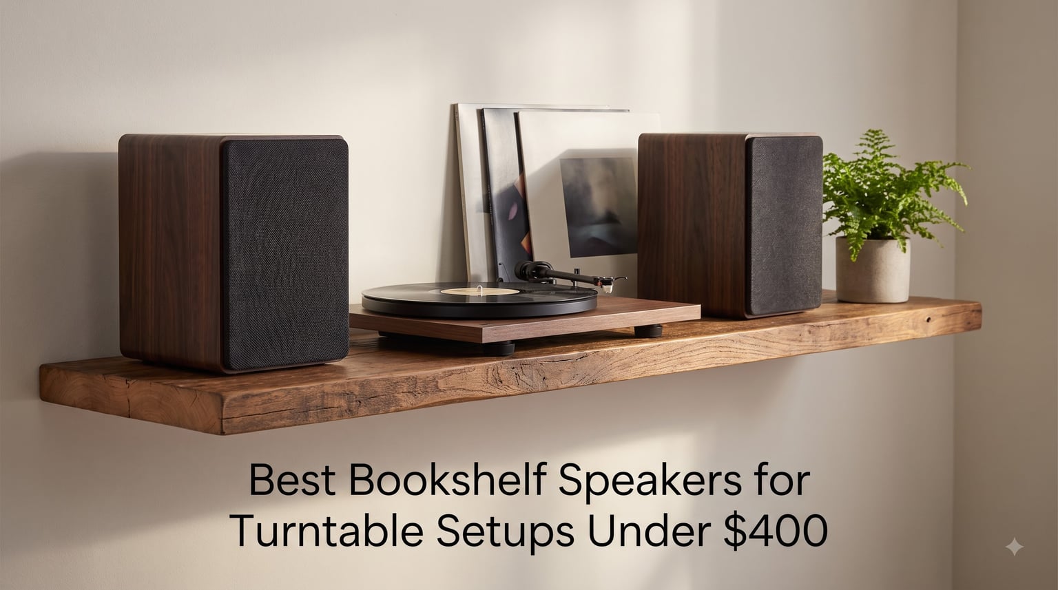 Best Bookshelf Speakers for Turntable Setups Under $400