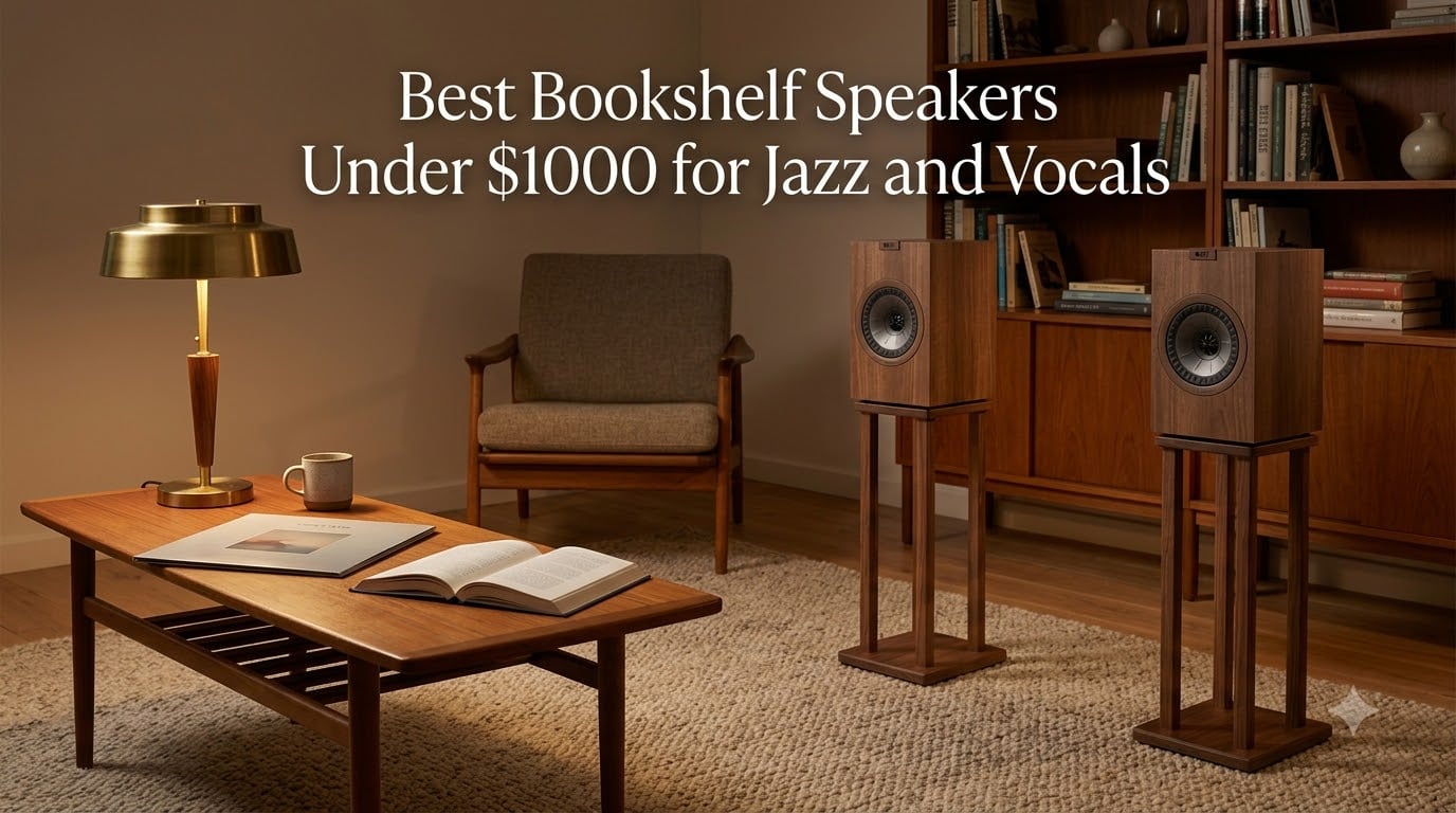 Best Bookshelf Speakers Under $1000 for Jazz and Vocals