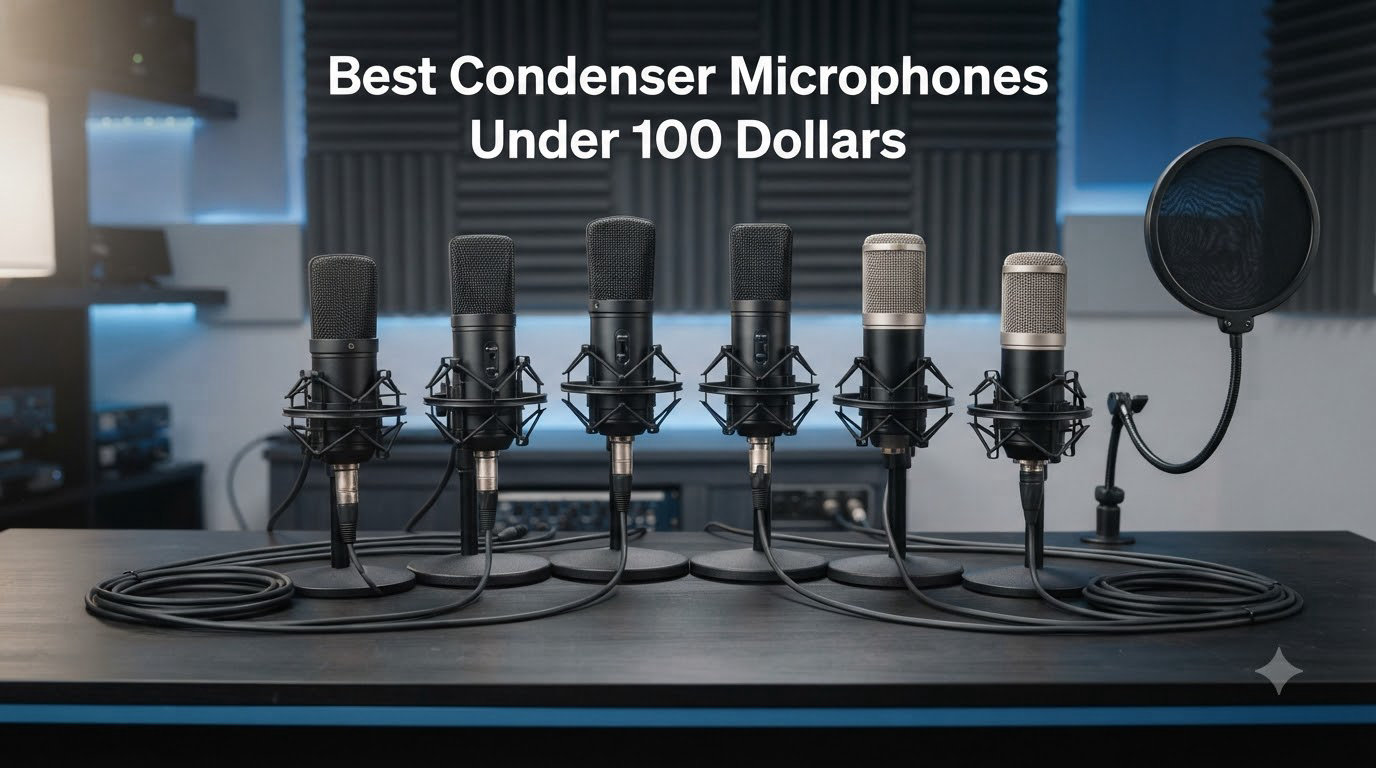 Best Condenser Microphones Under 100 Dollars