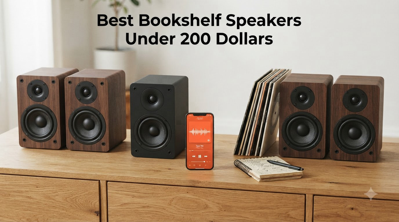 Best Bookshelf Speakers Under 200 Dollars