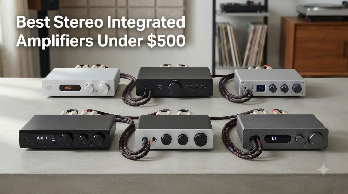 Best Stereo Integrated Amplifiers Under $500
