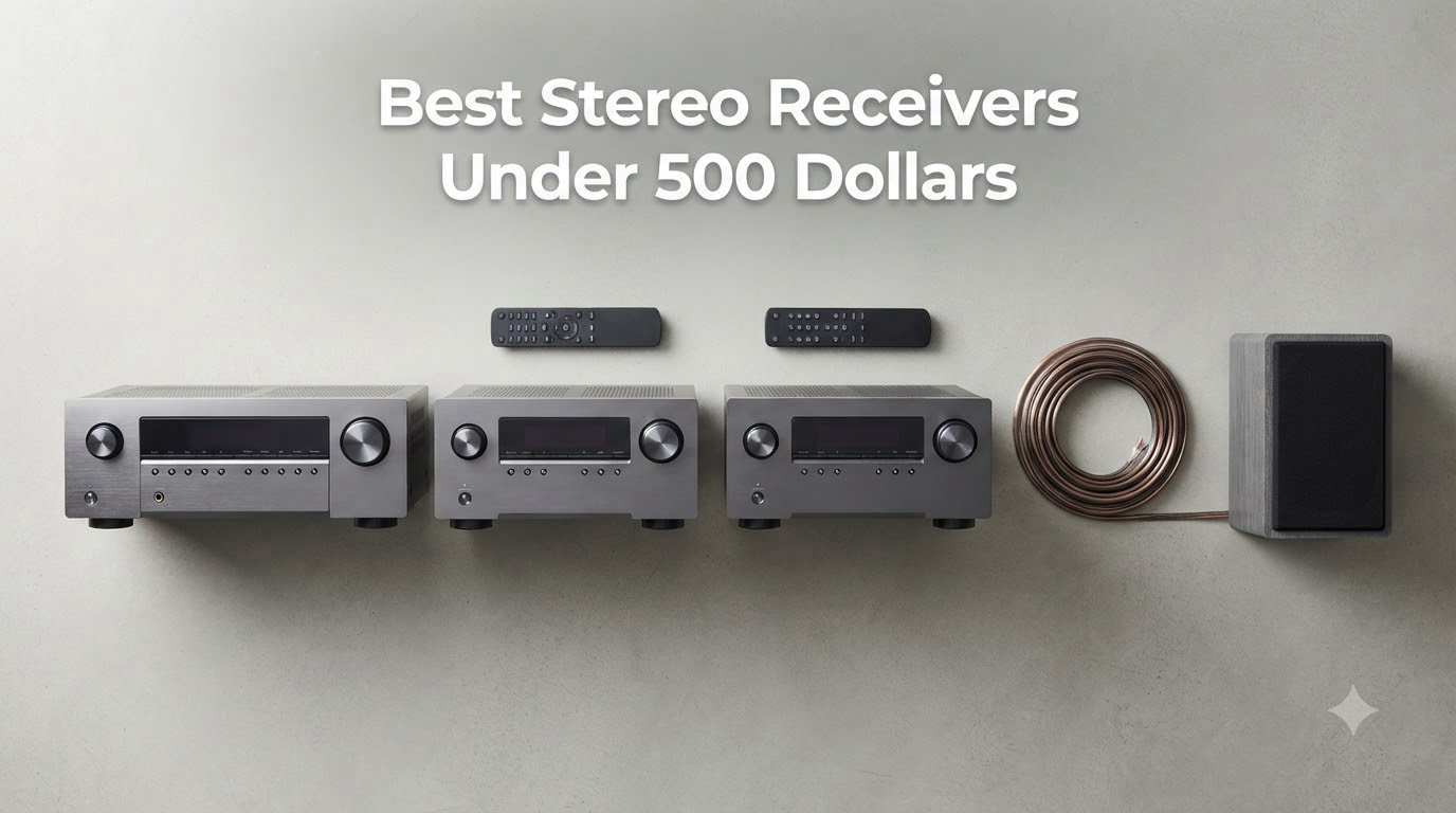 Best Stereo Receivers Under 500 Dollars