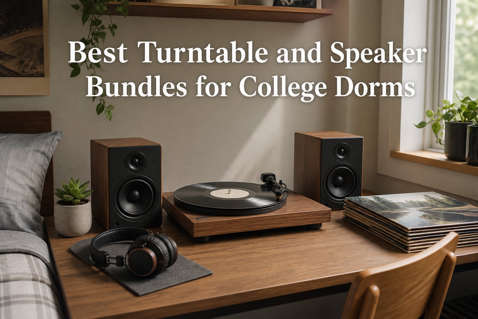Best Turntable and Speaker Bundles for College Dorms