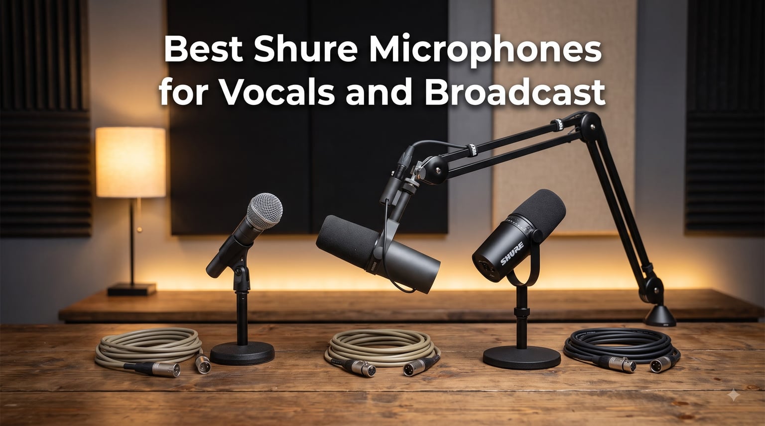 Best Shure Microphones for Vocals and Broadcast