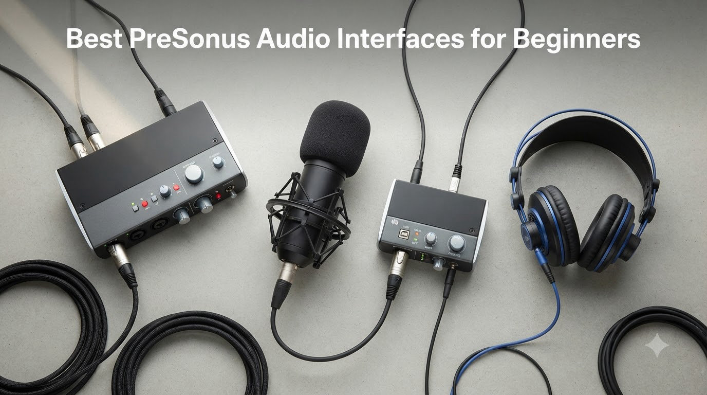Best PreSonus Audio Interfaces for Beginners